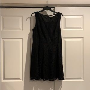 Lauren Conrad black lace dress